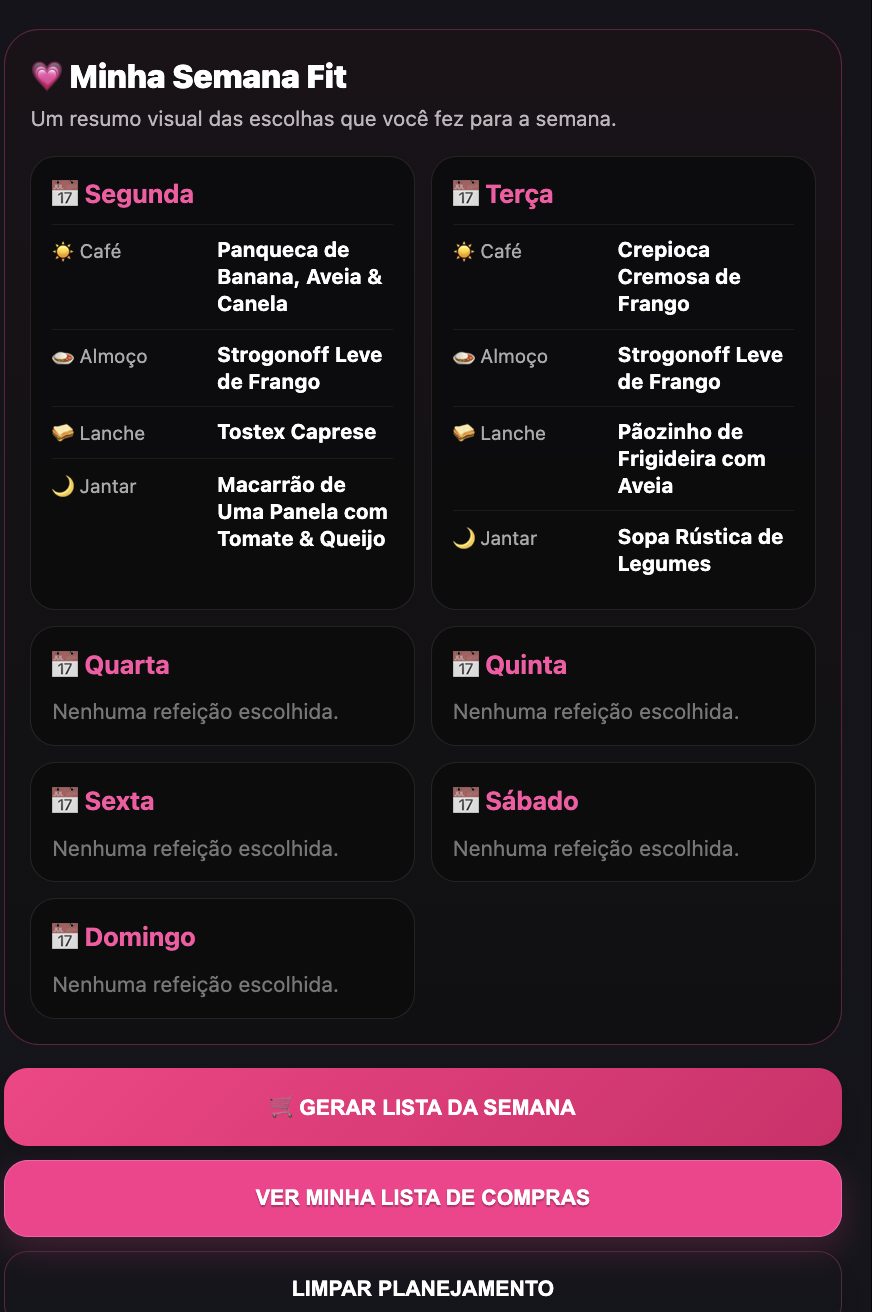 Minha Semana Fit no Método Fit Express